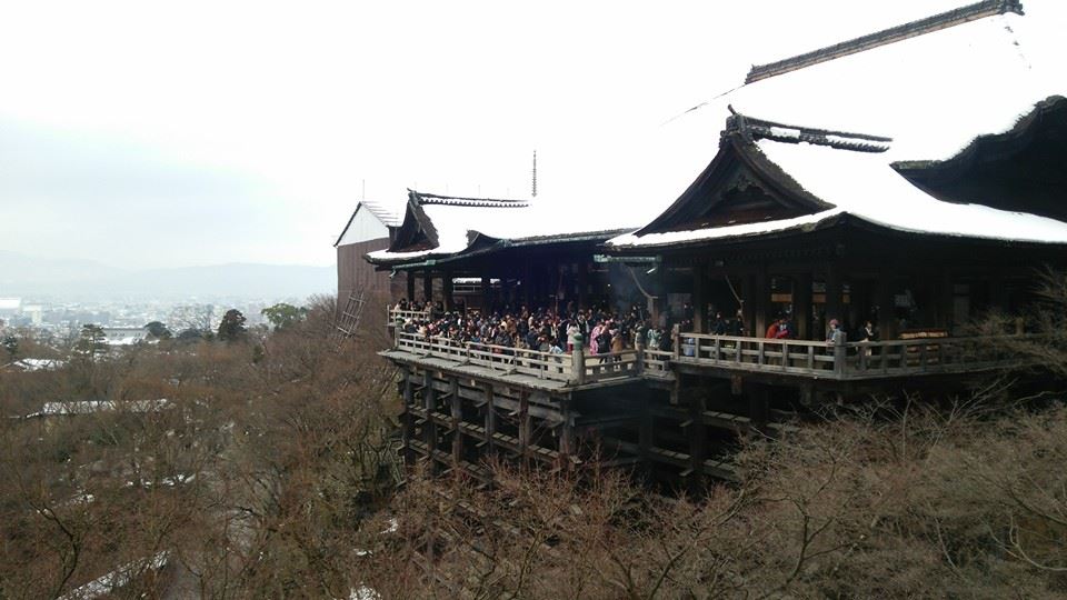 清水寺の初詣の混雑